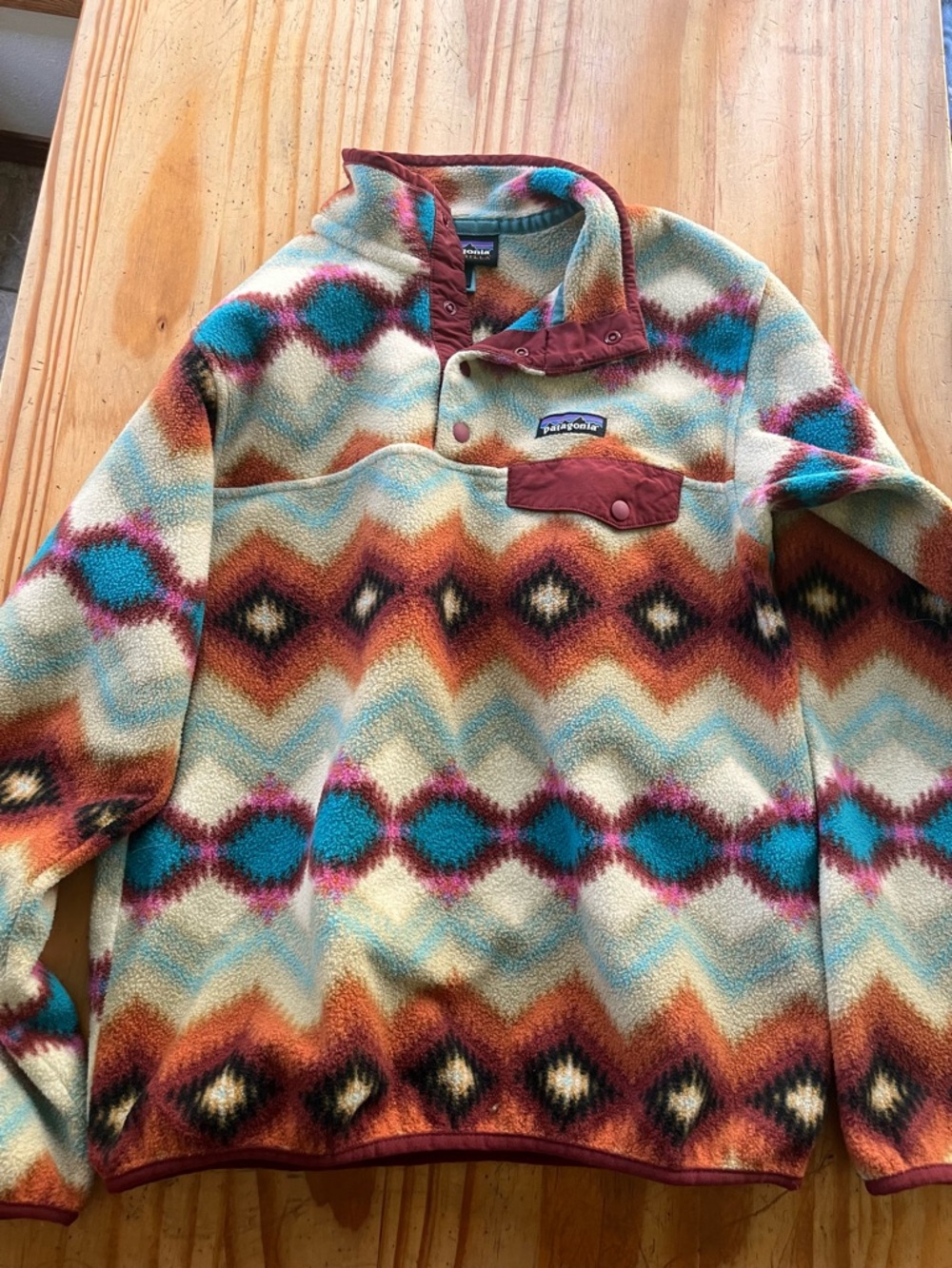 Patagonia Multicolor Printed Synchilla Snap-T Fleece Pullover